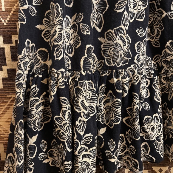 Women’s Nautica Smocked Printed Midi Skirt, Size Large, Cotton / Viscose Blend - Picture 4 of 14